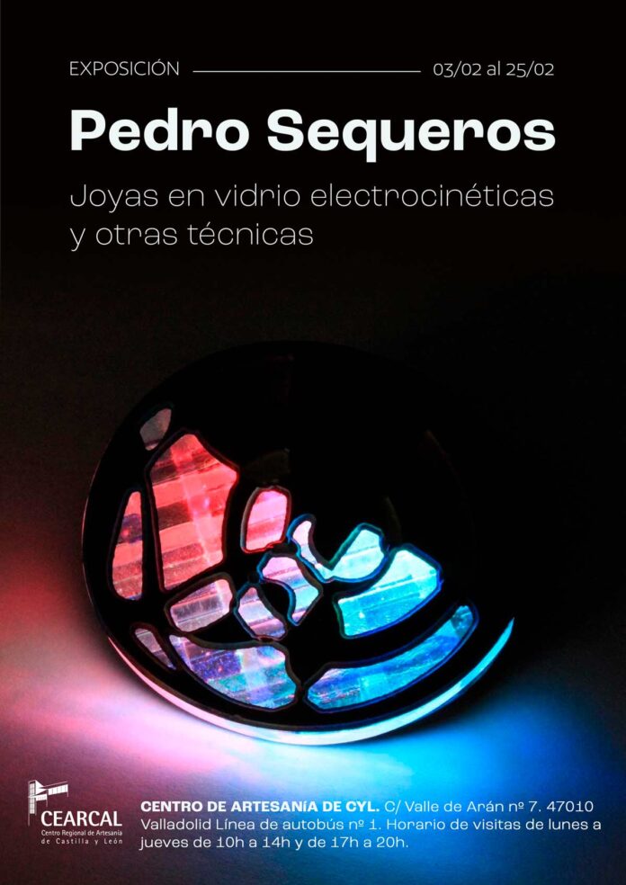 Cartel-Expo-Joyas-Vidrio-Electrocineticas-Pedro-Sequeros
